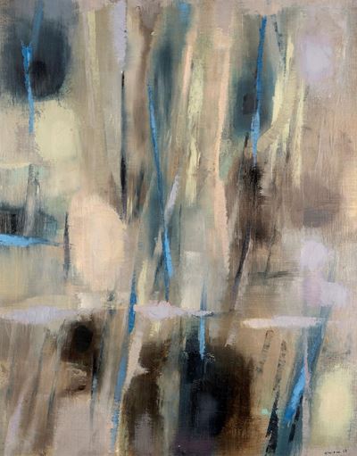 La dolce brughiera, olio su tela, 1958, cm 74x62