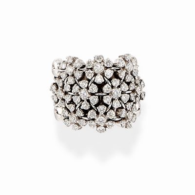 Anello in Oro Bianco 18k