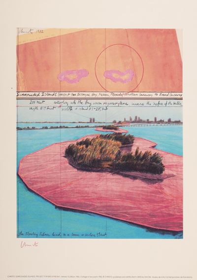 Surrounded Islands, Project For Bisca Yne Bay, Miami, Florida 1982