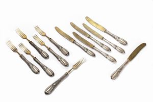 Silver cutlery set