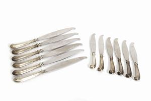 Set of twelve fish knives