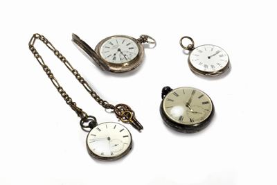 Lotto Composto da Quattro Orologi da Tasca