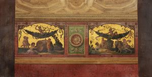 Studio per decorazione parietale