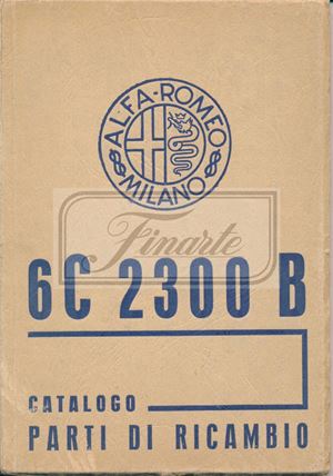 Catalogo parti di ricambio vetture Alfa Romeo 6C 2300 B 