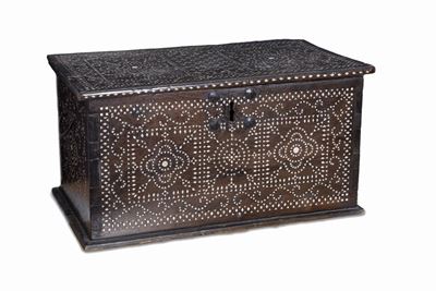 Cassa in Legno Ispano Moresca, Fine Secolo XVII - Inizi Secolo XVIII