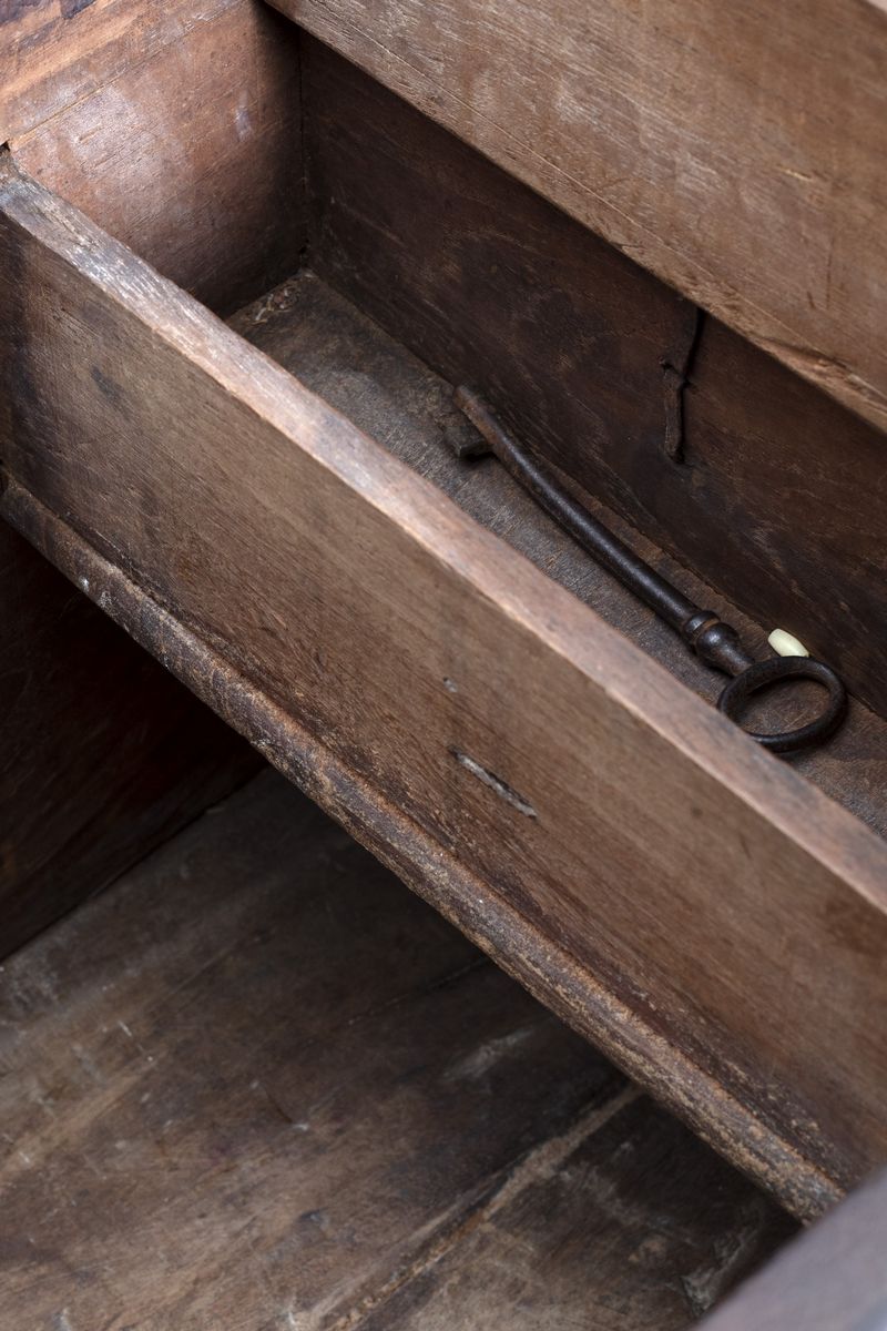 Cassa in Legno Ispano Moresca, Fine Secolo XVII - Inizi Secolo XVIII