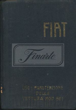 Uso e manutenzione della vettura Fiat 501