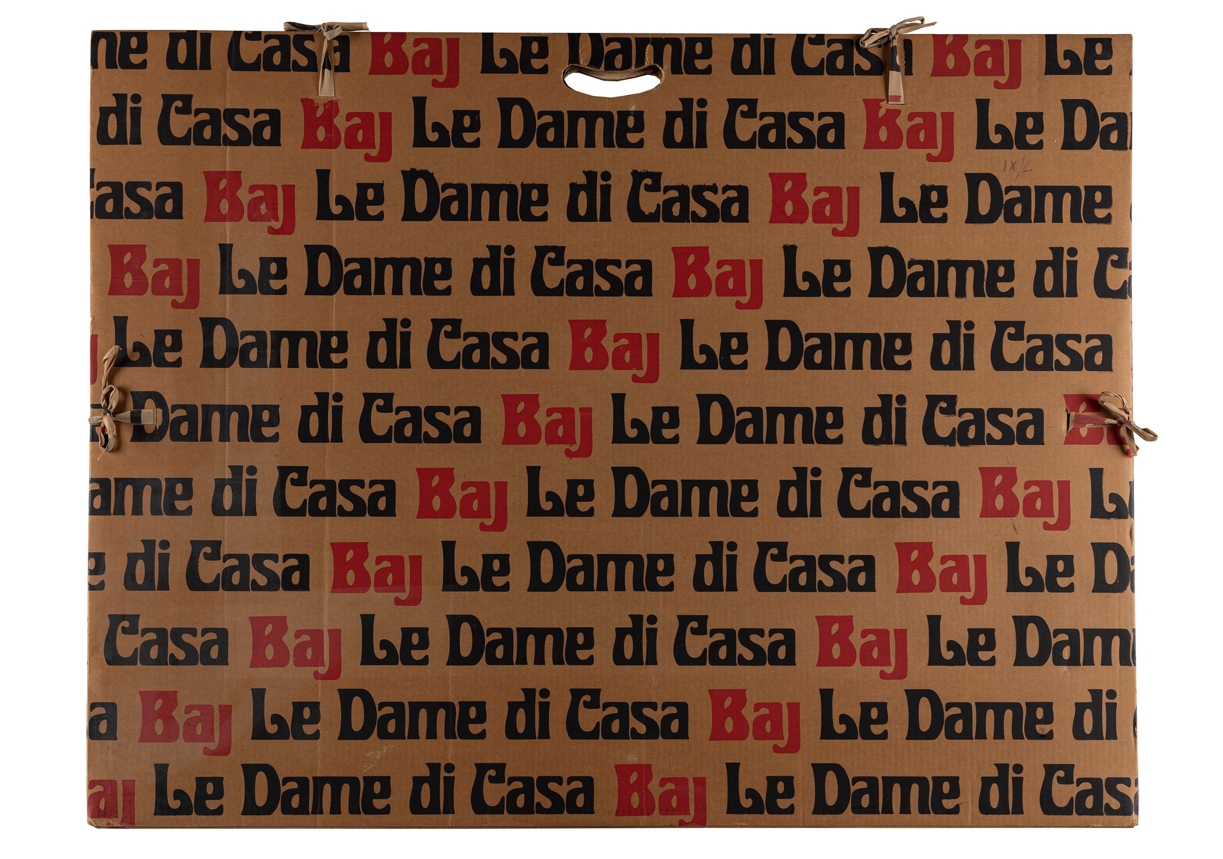 Le dame di casa Baj - serigrafie e collage, ess. IX/L
