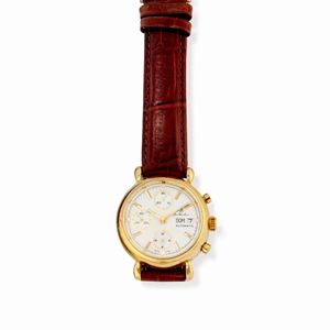A 18k yellow gold wristwatch, Jan Berthier