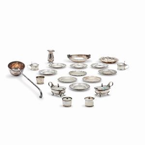  - Twenty silver objects