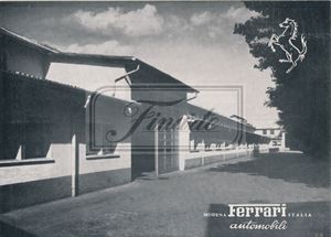 Brochure Ferrari 166 Inter e elenco competizioni svolte 