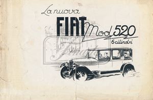 Brochure la nuova Fiat 520 6 cilindri 