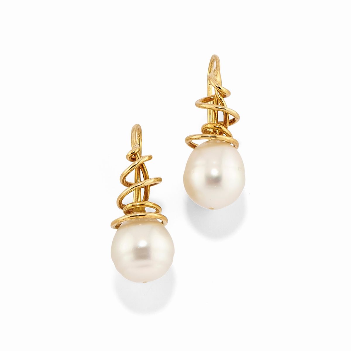 Demi-parure in Oro Giallo 18k e Perle Coltivate