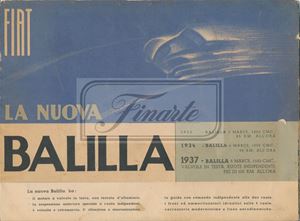 Brochure Fiat la nuova Balilla 