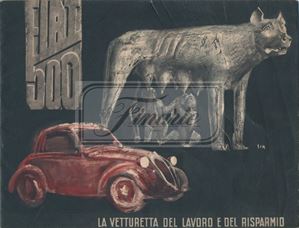 Brochure Fiat 500 la vetturetta del lavoro e del risparmio