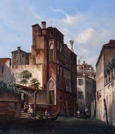 Venezia, Veduta di Palazzo Sanudo Soranzo Van Axel ai Miracoli