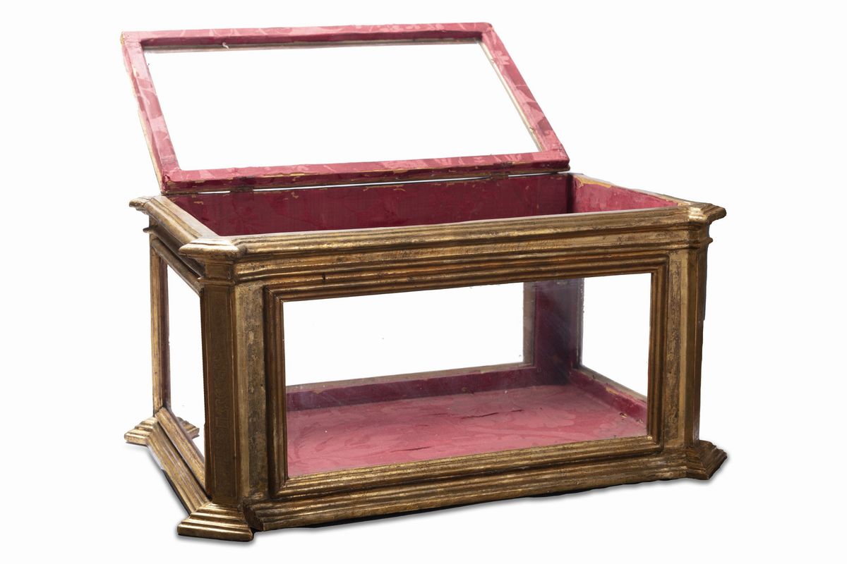Teca in Legno Dorato, Secolo XVIII