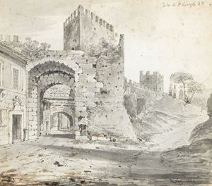 Veduta di Porta San Lorenzo