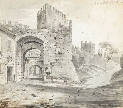 Veduta di Porta San Lorenzo