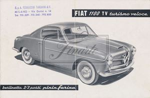 Brochure Fiat 1100 TV turismo veloce