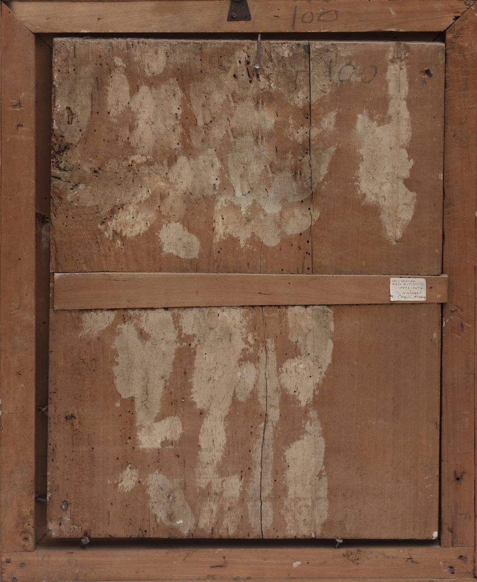 Scuola Italiana, Secolo XIX - Ritratto di Papa Sisto IV, olio su tavola