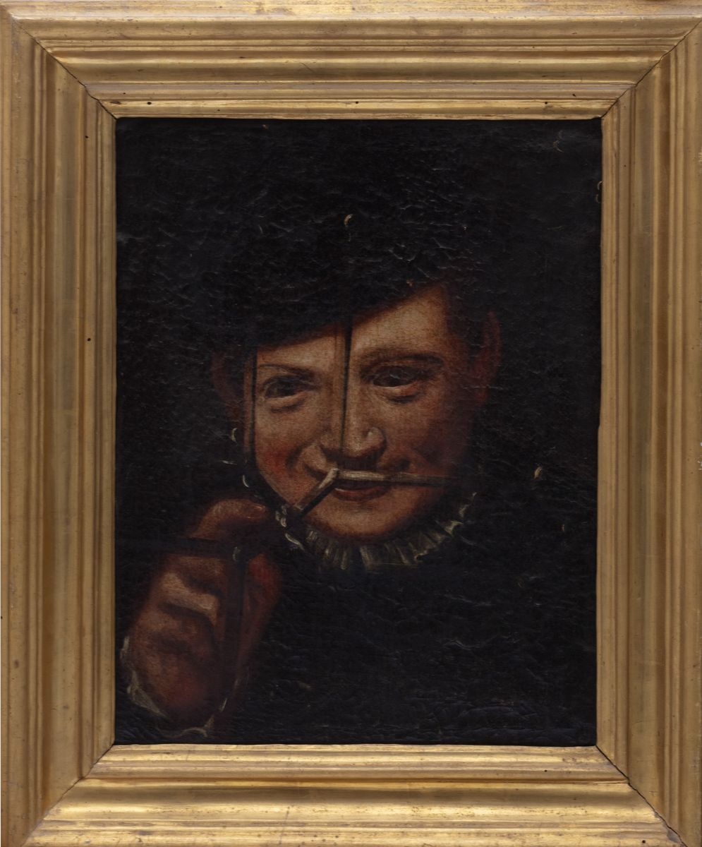 Scuola Emiliana, Secolo XVII - Ritratto di Giovane che Ride