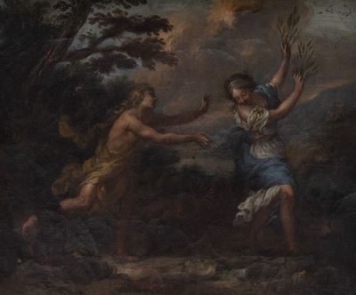 Ciro Ferri, Apollo e Dafne, olio su tela