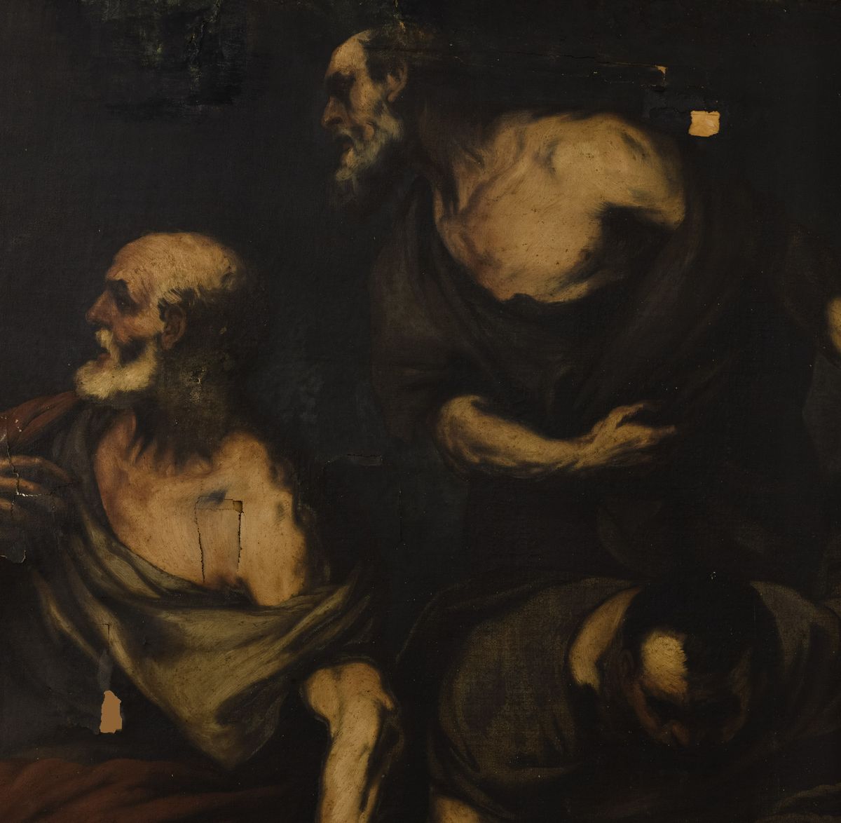 Scuola Napoletana, Secolo XVII - Anonimo, La chiamata degli Apostoli, olio su tela, cm 192 x 252