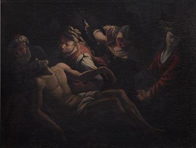Scuola veneta, Deposizione di Cristo, olio su tela