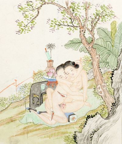 Due Dipinti Erotici, Cina Secolo XX