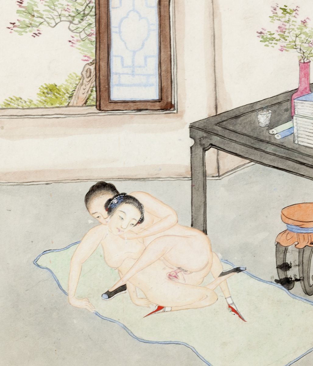 Due Dipinti Erotici, Cina Secolo XX