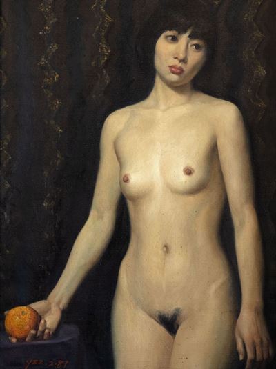 Woman With An Orange, 1987