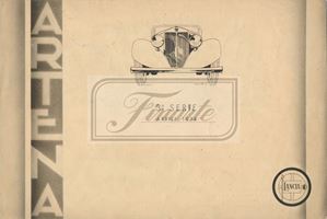 Brochure Lancia Artena terza serie aprile 1934