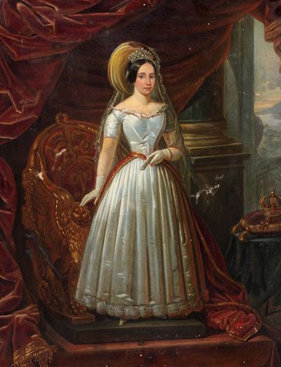 Ritratto di Maria Cristina di Savoia, Regina delle Due Sicilie