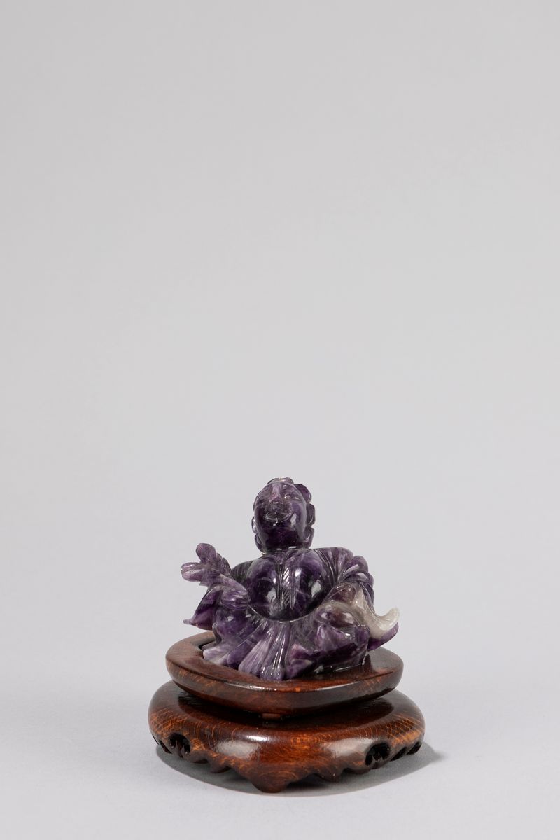 Sei Sculture in Materiali Diversi Raffiguranti Figure Orientali, Cina Secolo XX