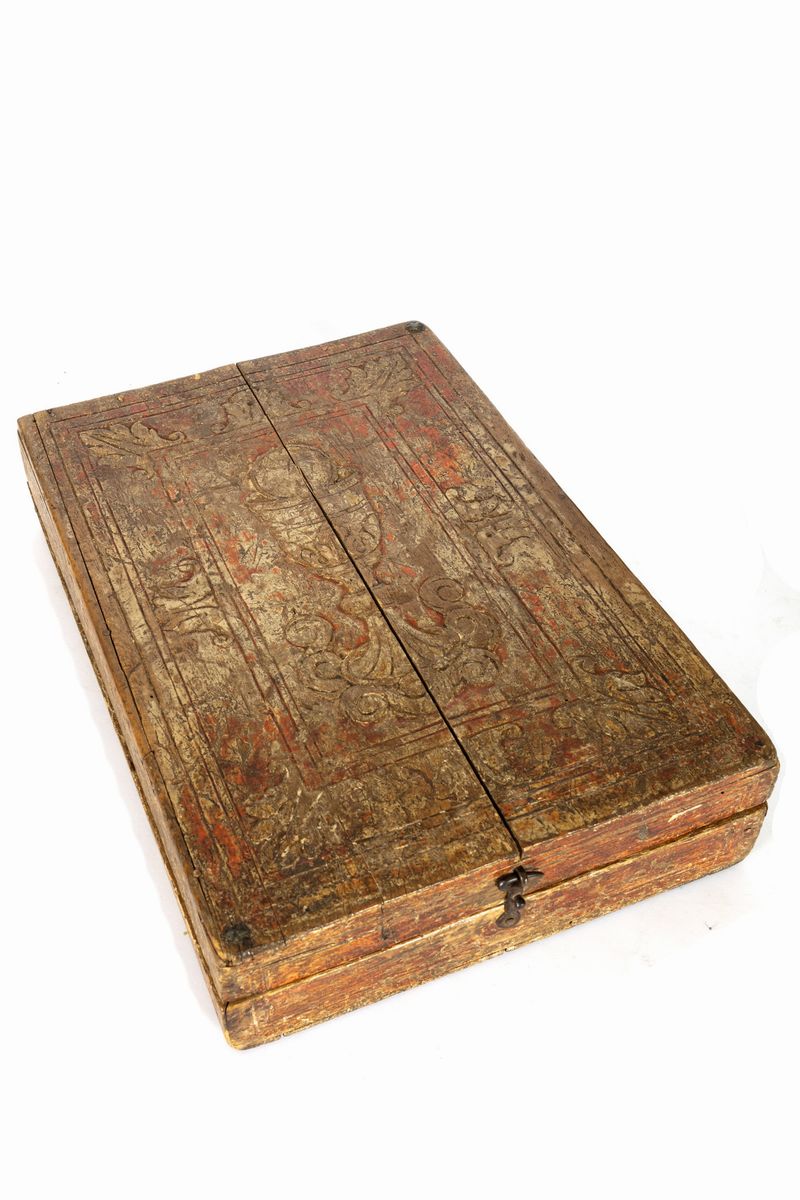 Altarolo da Viaggio in Legno Dorato, Secolo XVIII