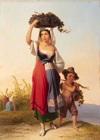 Tempo di Vendemmia nella Campagna Romana