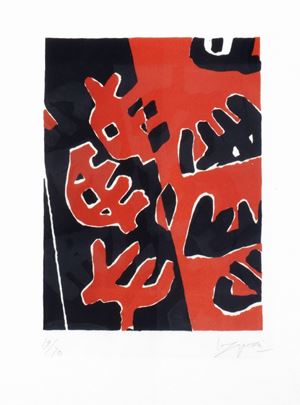Capogrossi Giuseppe - Rosso e nero