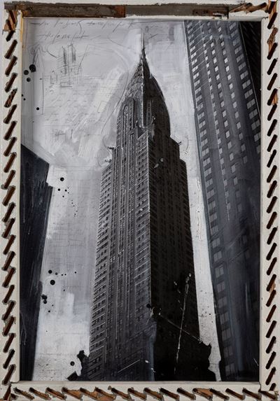 New York 6 - tecnica mista su tela