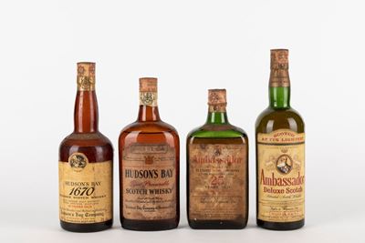 Hudson's Bay e Ambassador Vintage Whisky (4 Bt)