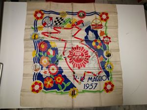 Foulard XXIV Mile Miglia del 1957
