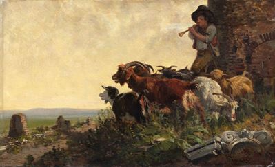 Pastore e Capre Lungo L'appia
