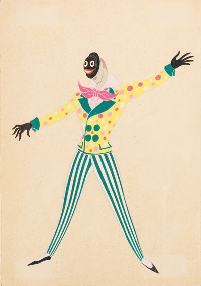 Valet danseur - gouache su carta