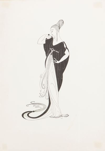 Costume Design, retouché su carta