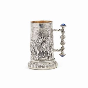  - Silver tankard, France, 19th Century