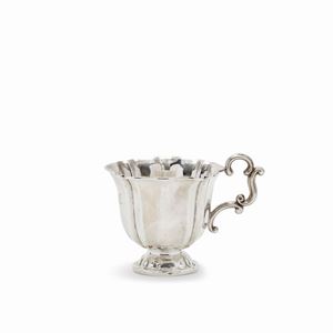  - Silver cup, France, early 19th Century
