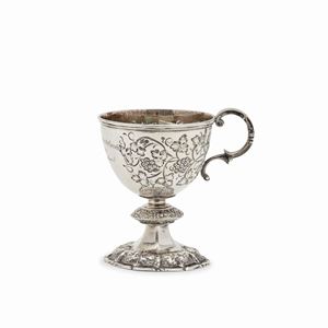  - Silver baptism cup, London, middle 19th Century