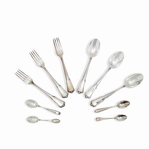  - Lot of silver silverware