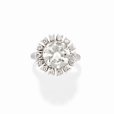 Anello in Oro Bianco 18k e Diamanti