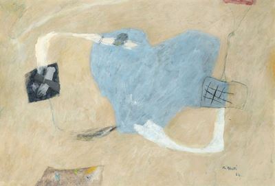 Percorso, olio su tela, 1964, cm 50x70